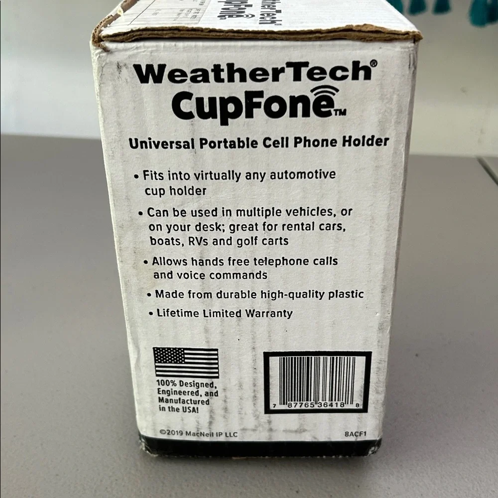 WeatherTech CupFone Car Cup Holder Phone Mount - Black